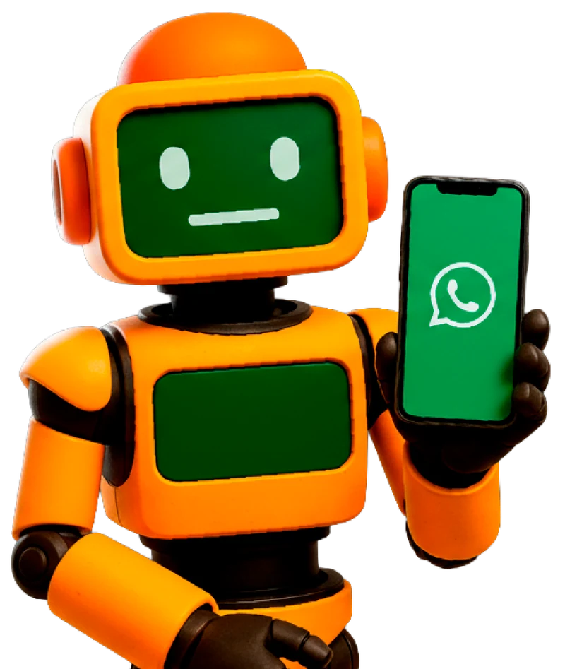 Robot de Marcuss Vende mostrando WhatsApp