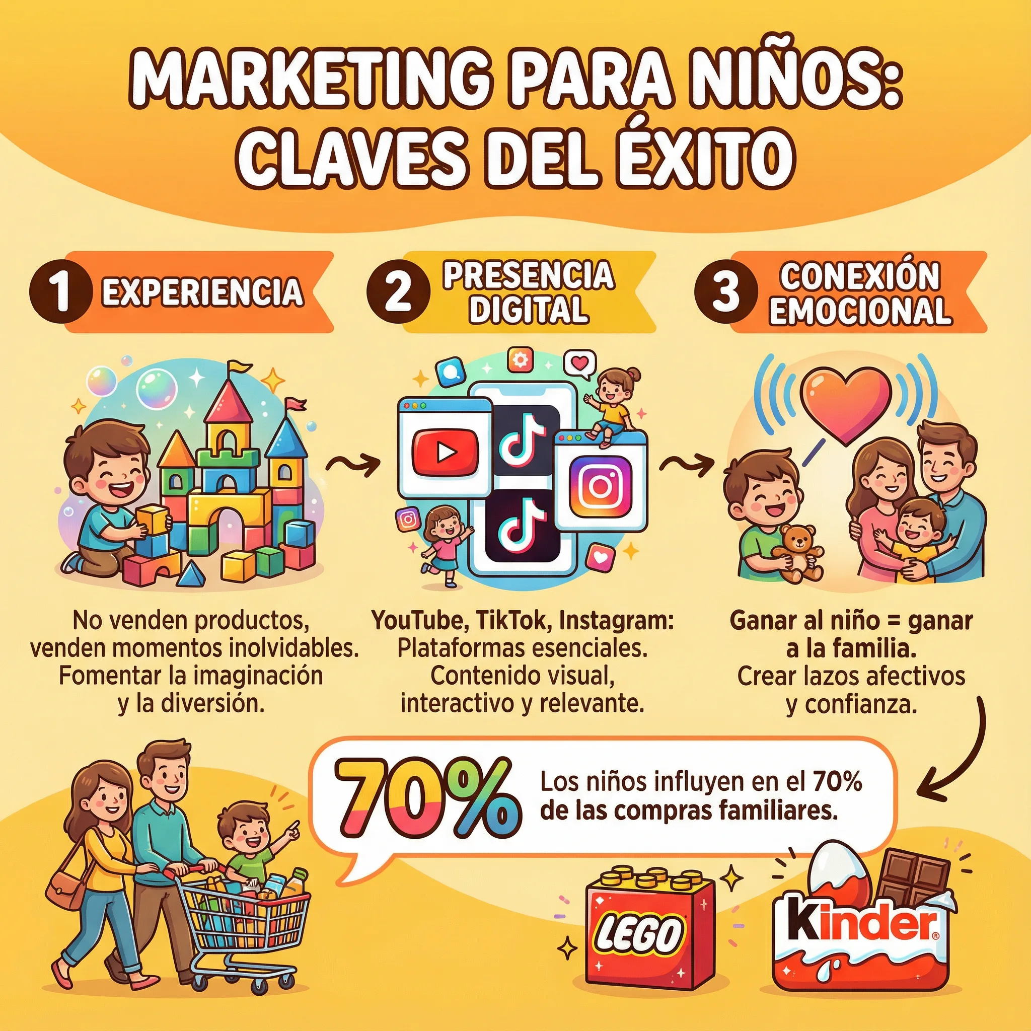 Infografía - Marketing para Niños: Cómo Mar