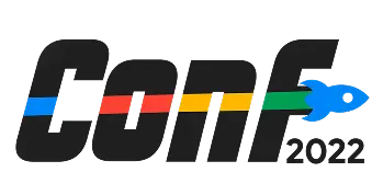 Logo de SeoConf 2022, un evento dedicado a la optimización en motores de búsqueda y marketing digital.