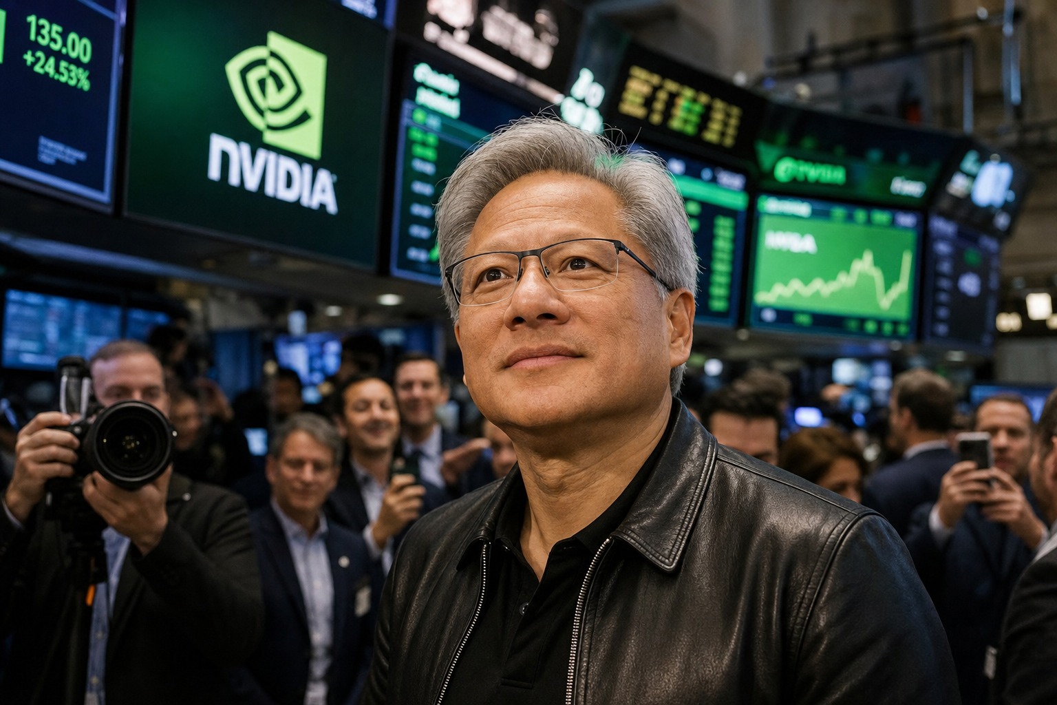 Jensen Huang y el rebote bursatil de Nvidia tras una guia de crecimiento del 70% impulsada por la demanda de IA
